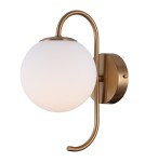 Scandinavian style wall lamps - Italux Gela 1xG9 Honey brass wall lamp WL-5500-1-HBR - product 2