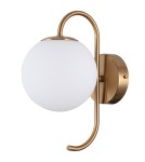Scandinavian style wall lamps - Italux Gela 1xG9 Honey brass wall lamp WL-5500-1-HBR - product 1
