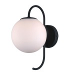 Scandinavian style wall lamps - Italux Gela 1xG9 Wall lamp Black WL-5500-1-BK - product 2