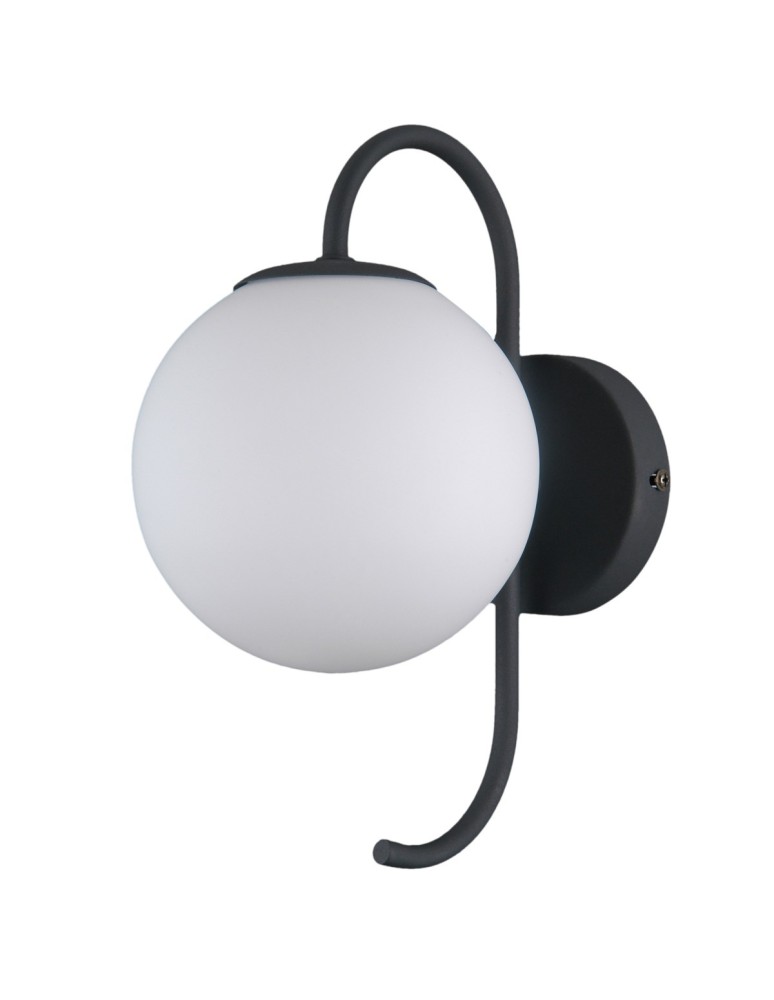 Scandinavian style wall lamps - Italux Gela 1xG9 Wall lamp Black WL-5500-1-BK - product kolory-swiatla.pl 1