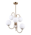 Retro chandeliers - Italux Gela 6xG9 Pendant Brass Honey PND-5500-6-HBR - product 1