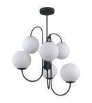Retro chandeliers - Italux Gela 6xG9 Pendant Black PND-5500-6-BK - product 1