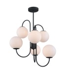 Retro chandeliers - Italux Gela 6xG9 Pendant Black PND-5500-6-BK - product 2