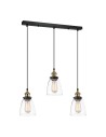 Italux Francis 3xE27 Pendant Black Gold MDM-2563/3 GD+CL