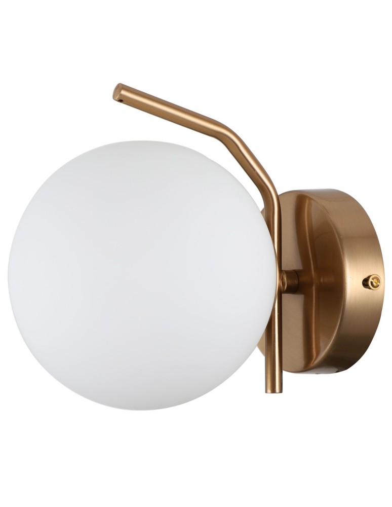 Scandinavian style wall lamps - Italux Carimi 1xG9 Honey brass wall lamp WL-3300-1-HBR - product kolory-swiatla.pl 1