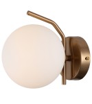 Scandinavian style wall lamps - Italux Carimi 1xG9 Honey brass wall lamp WL-3300-1-HBR - product 2