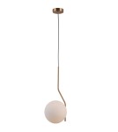 Pendant lamps spheres - Italux Carimi 1xE27 Hanging Brass Honey PND-3300-1-HBR - product 3