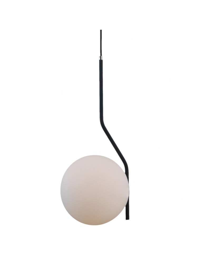 Pendant lamps spheres - Italux Carimi 1xE27 Pendant Graphite PND-3300-1-BK - product kolory-swiatla.pl 1