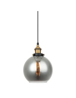 Italux Cardena 1xE27 Wisząca Czarny złoty MDM-4330/1 GD+SG