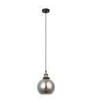 Pendant lamps - Italux Cardena 1xE27 Pendant Black Gold MDM-4330/1 GD+SG - product 2