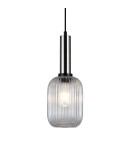 Pendant lamps - Italux Antiola 1xE27 Pendant Satin Nickel PND-5588-1M-SC+CL - product 1