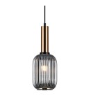 Pendant lamps - Italux Antiola 1xE27 Pendant Brass PND-5588-1M-BRO+SG - product 1