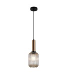 Pendant lamps - Italux Antiola 1xE27 Pendant Brass PND-5588-1M-BRO+AMB - product 2