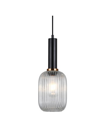 Italux Antiola 1xE27 Pendant Black PND-5588-1M-BK+CL