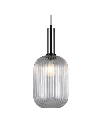 Italux Antiola 1xE27 Pendant Satin Nickel PND-5588-1L-SC+CL