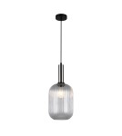 Pendant lamps - Italux Antiola 1xE27 Pendant Satin Nickel PND-5588-1L-SC+CL - product 2