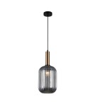 Pendant lamps - Italux Antiola 1xE27 Pendant Brass PND-5588-1L-BRO+SG - product 2