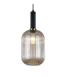 Pendant lamps - Italux Antiola 1xE27 Pendant Black PND-5588-1L-BK+AMB - product 1