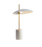 LED table lamps - Italux Vilai LED 4W 400lm 3000K Desk White Gold Marble TB-203342-1-WH - product 1