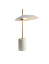 Italux Vilai LED 4W 400lm 3000K Desk White Gold Marble TB-203342-1-WH