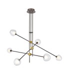 LED pendant lamps - Italux Romily LED 4W 1800lm 3000K Pendant Coffee PND-201883-6. - product 1