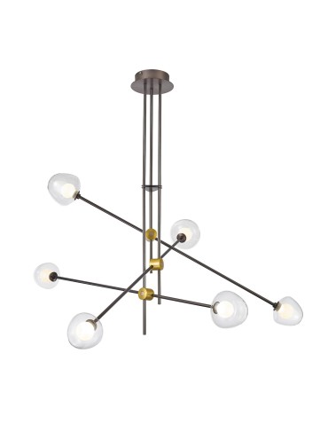 Italux Romily LED 4W 1800lm 3000K Pendant Coffee PND-201883-6.