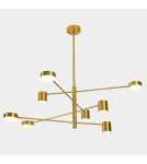 LED pendant lamps - Italux Remdal LED 36W 2700lm 3000K Pendant Copper PND-16374-8-COP-3K. - product 1