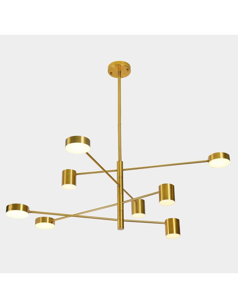 LED pendant lamps - Italux Remdal LED 36W 2700lm 3000K Pendant Copper PND-16374-8-COP-3K. - product kolory-swiatla.pl 1