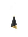 Italux Raalto LED 7.7W 290lm 3000K Pendant Black Gold PND-433128-1B