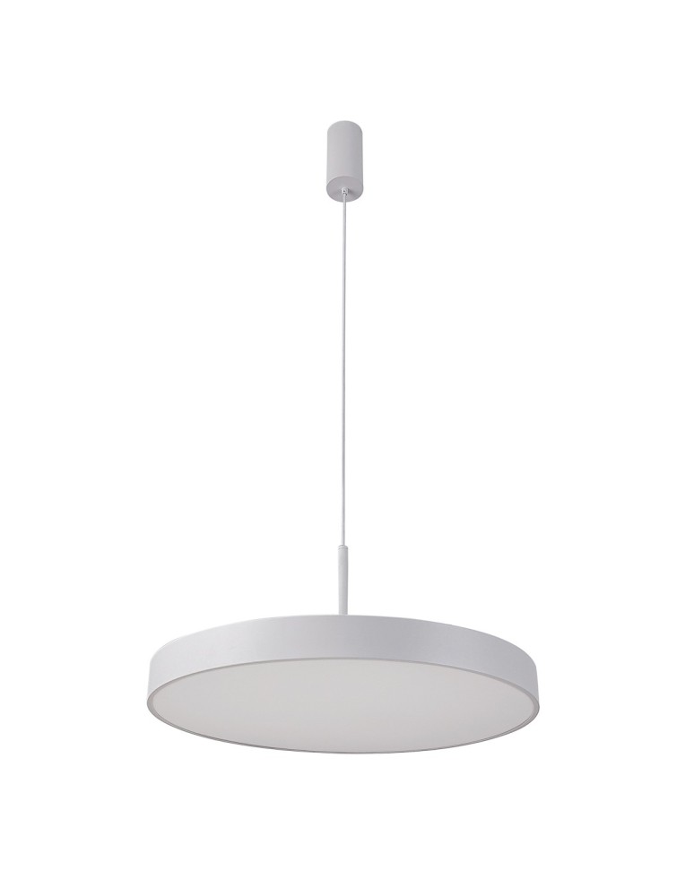 LED pendant lamps - Italux Orbital LED 60W 3600lm 3000K Pendant White Sandblasted 5361-860RP-WH-3 - product kolory-swiatla.pl 1