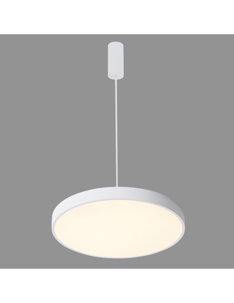 LED pendant lamps - Italux Orbital LED 60W 3600lm 3000K Pendant White Sandblasted 5361-860RP-WH-3 - product kolory-swiatla.pl 4