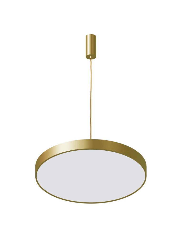 LED pendant lamps - Italux Orbital LED 60W 3600lm 3000K Pendant Gold Sandblasted 5361-860RP-GD-3 - product kolory-swiatla.pl 3