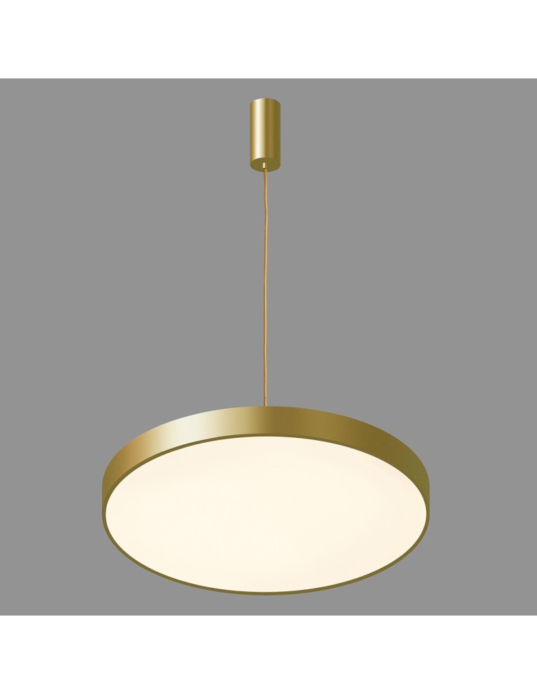 LED pendant lamps - Italux Orbital LED 60W 3600lm 3000K Pendant Gold Sandblasted 5361-860RP-GD-3 - product kolory-swiatla.pl 4