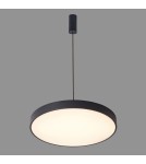 LED pendant lamps - Italux Orbital LED 60W 3600lm 3000K Pendant Black Sandblasted 5361-860RP-BK-3 - product 3