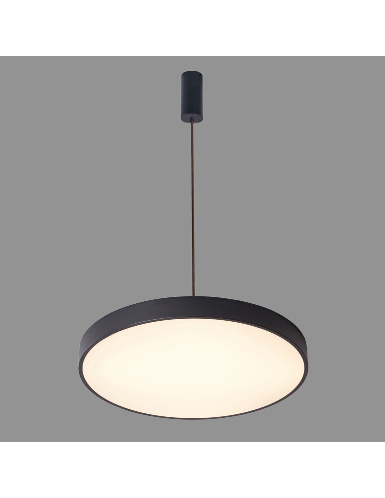 LED pendant lamps - Italux Orbital LED 60W 3600lm 3000K Pendant Black Sandblasted 5361-860RP-BK-3 - product kolory-swiatla.pl 3