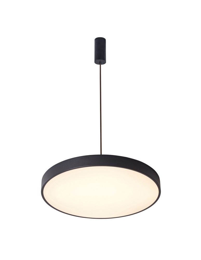 LED pendant lamps - Italux Orbital LED 60W 3600lm 3000K Pendant Black Sandblasted 5361-860RP-BK-3 - product kolory-swiatla.pl 2