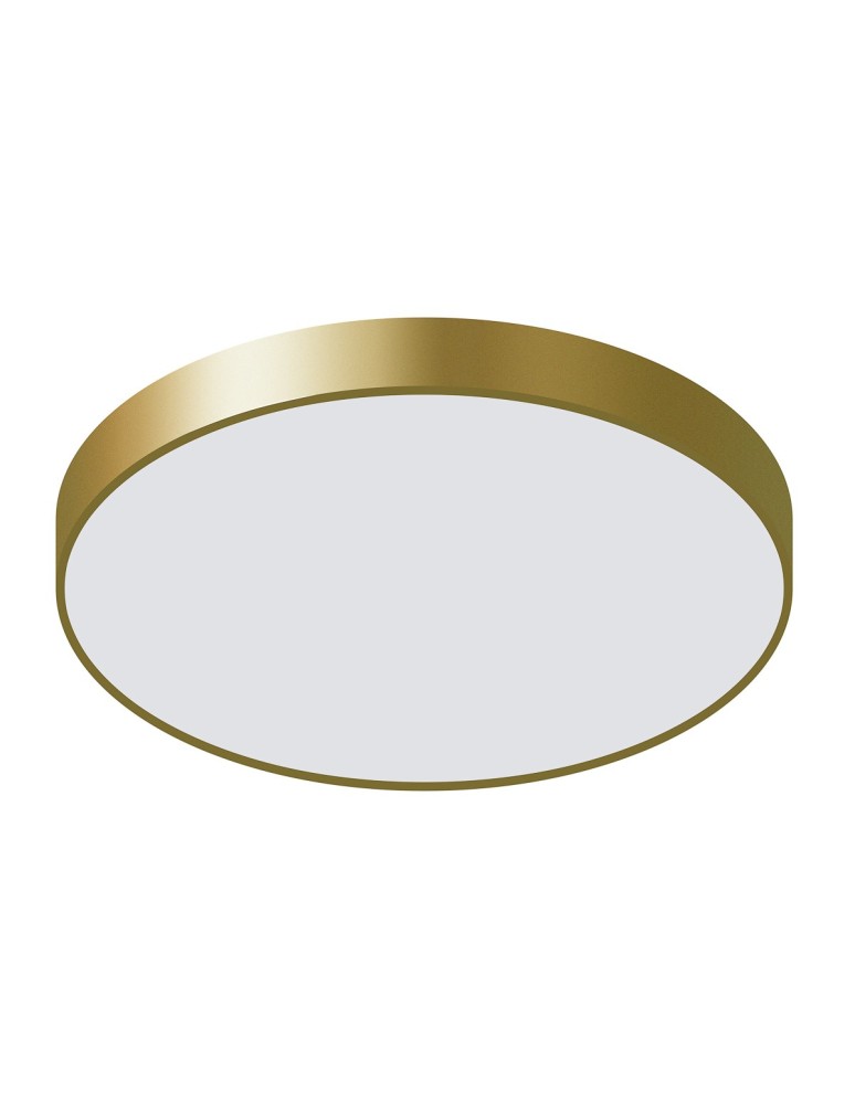 Round Plafonds - Italux Orbital LED 60W 3600lm 3000K Sandblasted Gold Ceiling 5361-860RC-GD-3 - product kolory-swiatla.pl 3