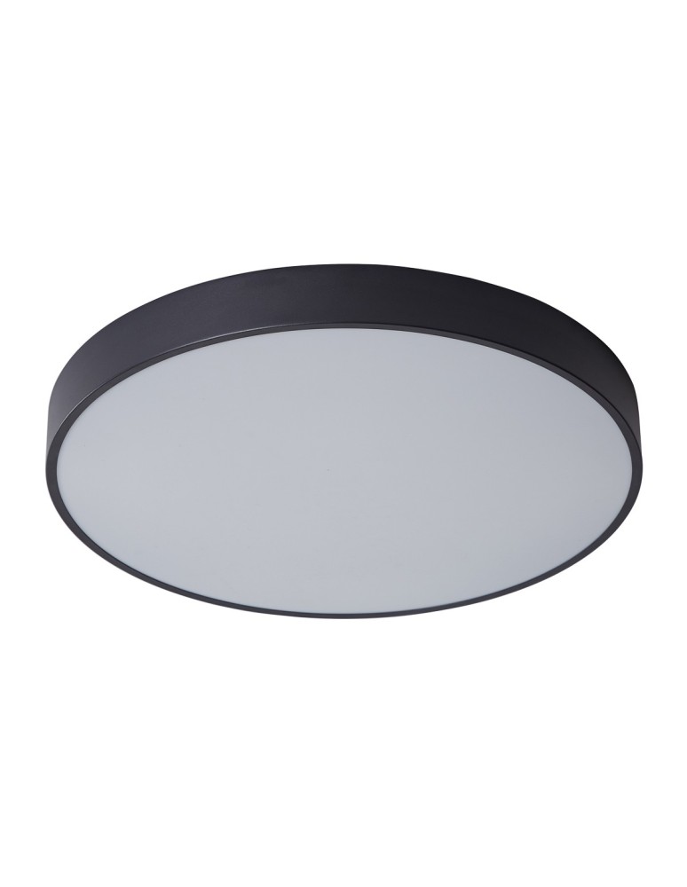 Round Plafonds - Italux Orbital LED 60W 3600lm 3000K Sandblasted Black Ceiling 5361-860RC-BK-3 - product kolory-swiatla.pl 2