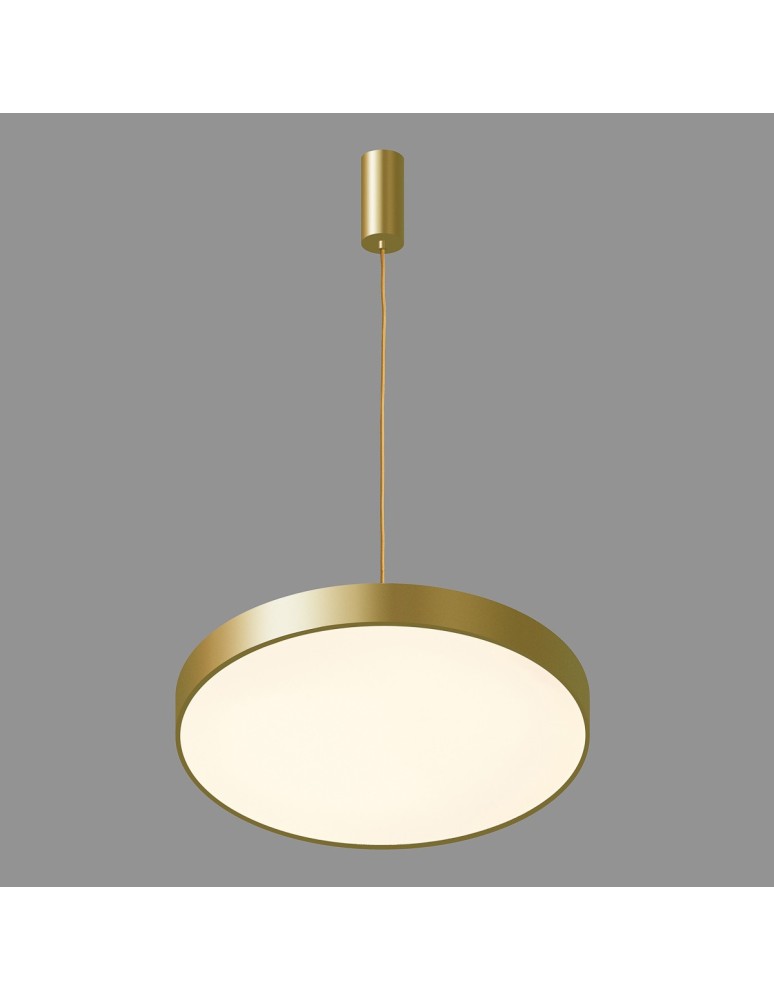 LED pendant lamps - Italux Orbital LED 30W 1800lm 3000K Pendant Gold Sandblasted 5361-830RP-GD-3 - product kolory-swiatla.pl 5