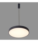 LED pendant lamps - Italux Orbital LED 30W 1800lm 3000K Pendant Black Sandblasted 5361-830RP-BK-3 - product 3
