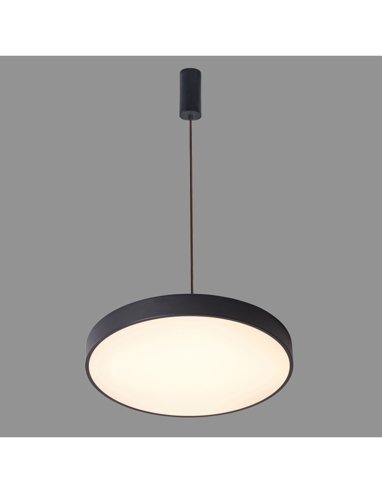 LED pendant lamps - Italux Orbital LED 30W 1800lm 3000K Pendant Black Sandblasted 5361-830RP-BK-3 - product kolory-swiatla.pl 3