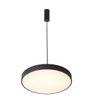 LED pendant lamps - Italux Orbital LED 30W 1800lm 3000K Pendant Black Sandblasted 5361-830RP-BK-3 - product 1