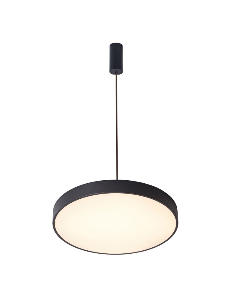 LED pendant lamps - Italux Orbital LED 30W 1800lm 3000K Pendant Black Sandblasted 5361-830RP-BK-3 - product kolory-swiatla.pl 1