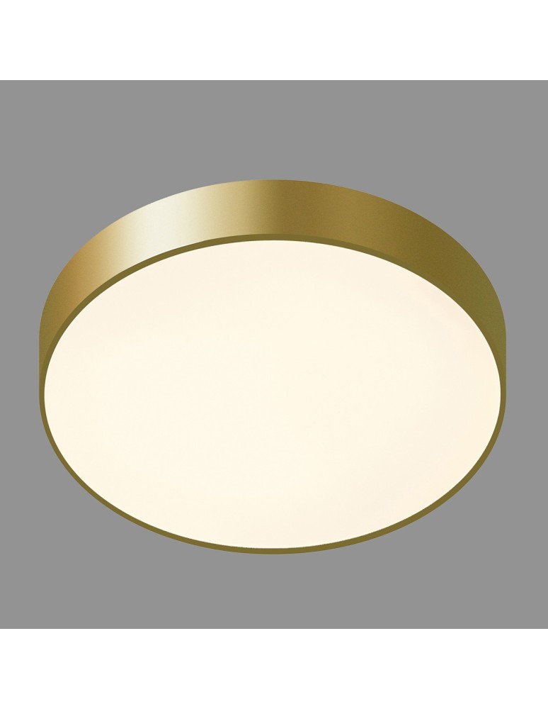 Round Plafonds - Italux Orbital LED 30W 1800lm 3000K Sandblasted Gold Ceiling 5361-830RC-GD-3 - product kolory-swiatla.pl 3