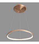 LED pendant lamps - Italux Morfi LED 48W 2640lm 3000K Pendant Bronze Brushed Gold 5355-848ROP-GB-3 - product 3