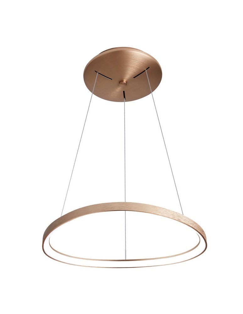 LED pendant lamps - Italux Morfi LED 48W 2640lm 3000K Pendant Bronze Brushed Gold 5355-848ROP-GB-3 - product kolory-swiatla.pl 1