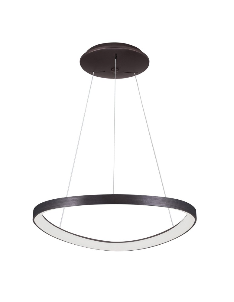 LED pendant lamps - Italux Morfi LED 48W 2640lm 3000K Pendant Coffee Brushed 5355-848ROP-BC-3 - product kolory-swiatla.pl 2