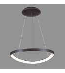 LED pendant lamps - Italux Morfi LED 48W 2640lm 3000K Pendant Coffee Brushed 5355-848ROP-BC-3 - product 3