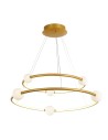 Italux Lausanne LED 86W 4600lm 3000K Pendant Bronze Antique PND-20112035-2A-GD.