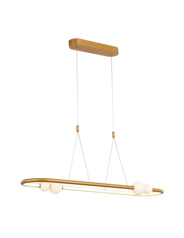 Italux Lausanne LED 44W 2640lm 3000K Pendant Bronze Antique PND-20112035-1C-GD.